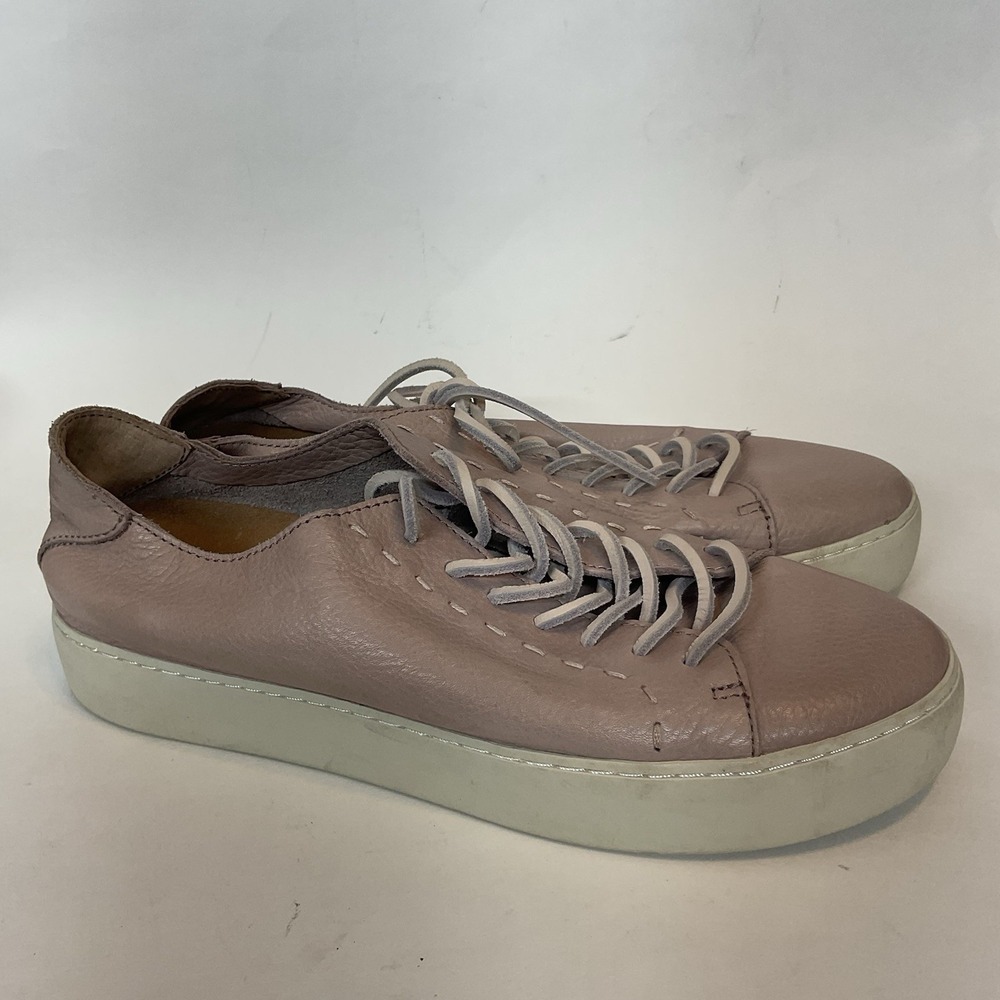 Frye lilac leather Lena Low Lace Sneakers low-top shoes size 9M Worn Twice‎